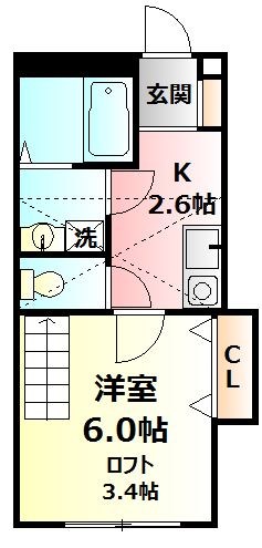 ピュアメゾン秦野南矢名 202号室 間取り