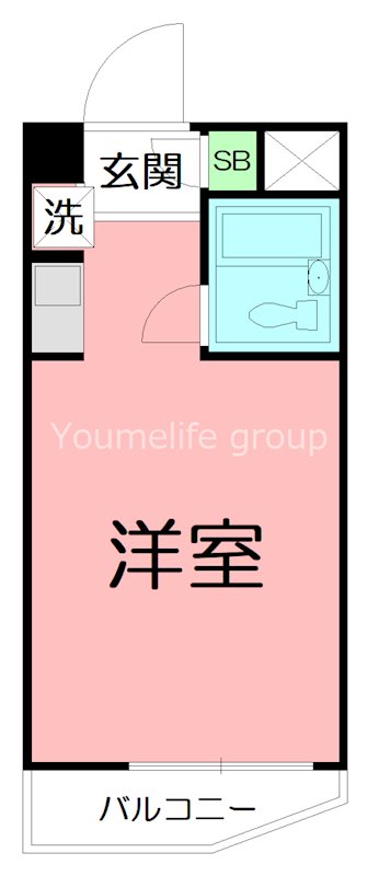 ポケットハイツ本厚木 304号室 間取り