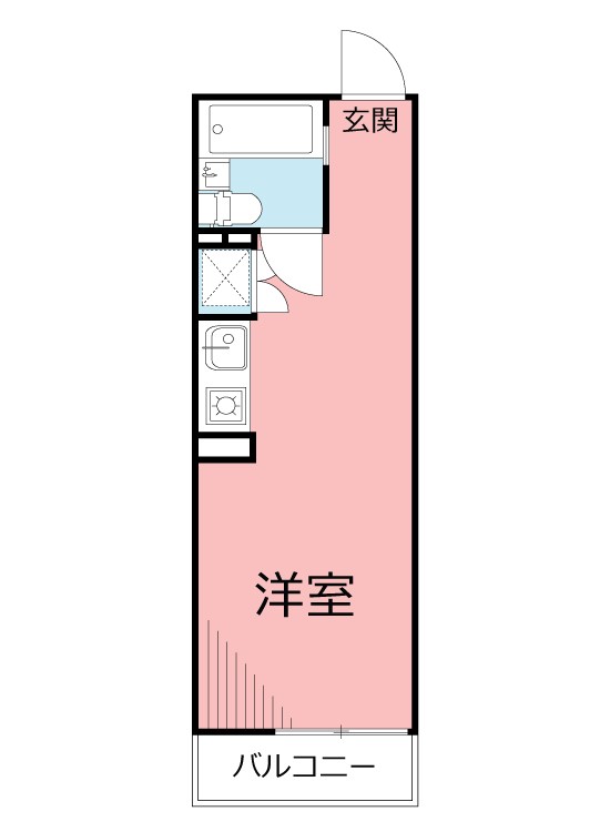 オレンジコート伊勢原 205号室 間取り