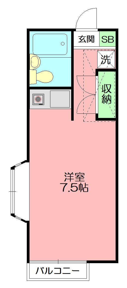 フィラ中野 206号室 間取り