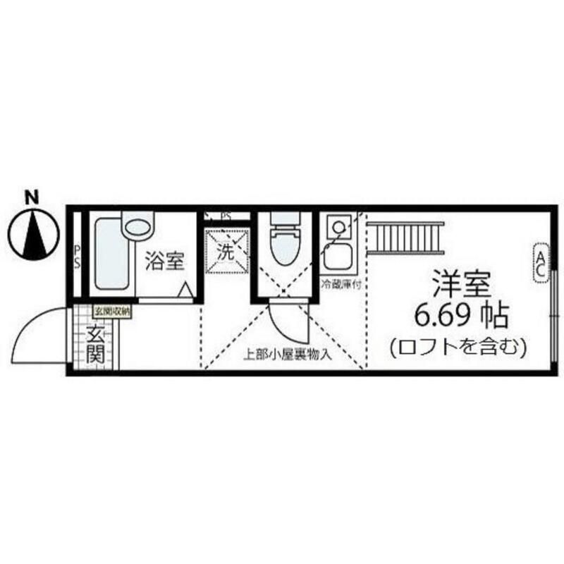 イル・ソーレ桜ヶ丘 206号室 間取り
