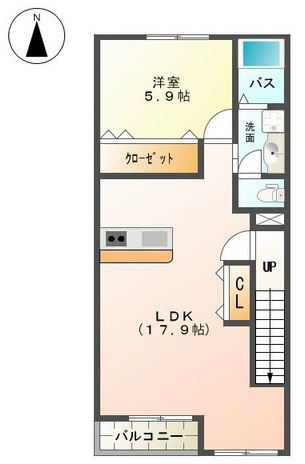 シューワリヴェルテ 201号室 間取り