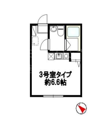 ルミエール桜ヶ丘 203号室 間取り