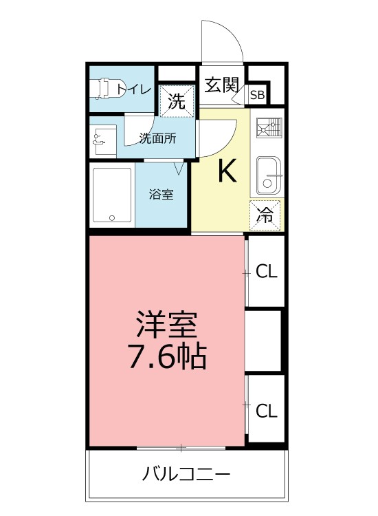 リブリ・鎌倉岡本 308号室 間取り