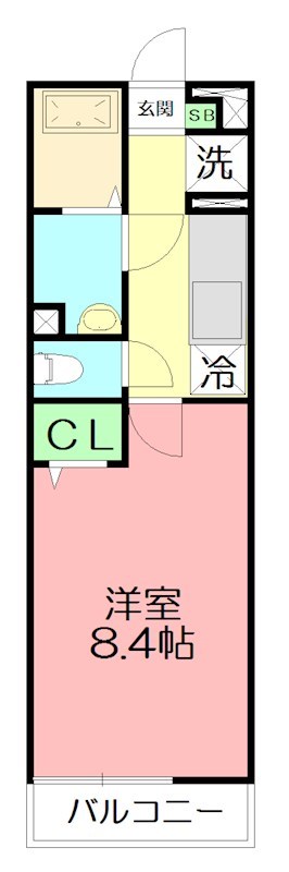 リブリ・リヴェール鎌倉 203号室 間取り