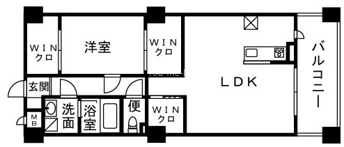 シアンサージュ湘南 102号室 間取り