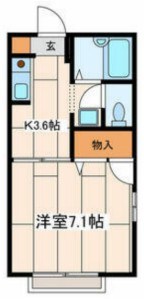 シャトレー湘南  101号室 間取り