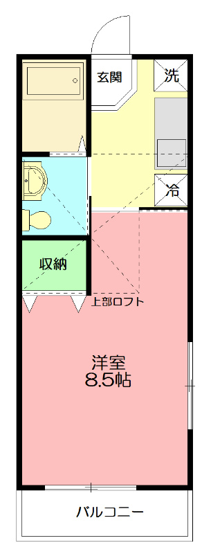 アネシス   103号室 間取り