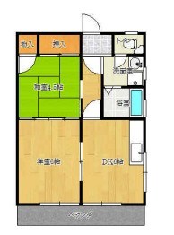 ベルウッド  202号室 間取り