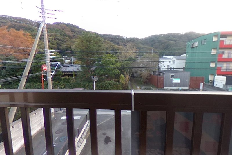 反転部屋参照 リエージュ山下 ベランダ