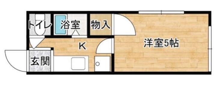 ツービー第2 203号室 間取り