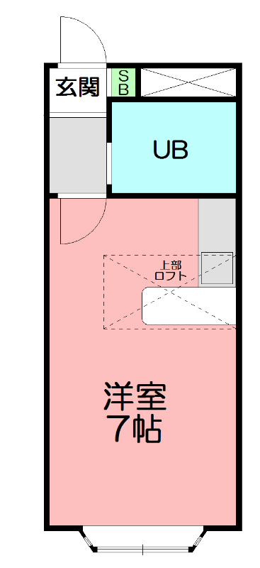 ベルピア鎌倉第7 105号室 間取り