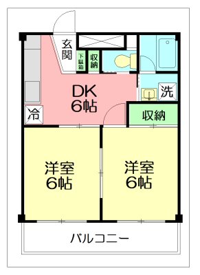 メゾン相模野 302号室 間取り
