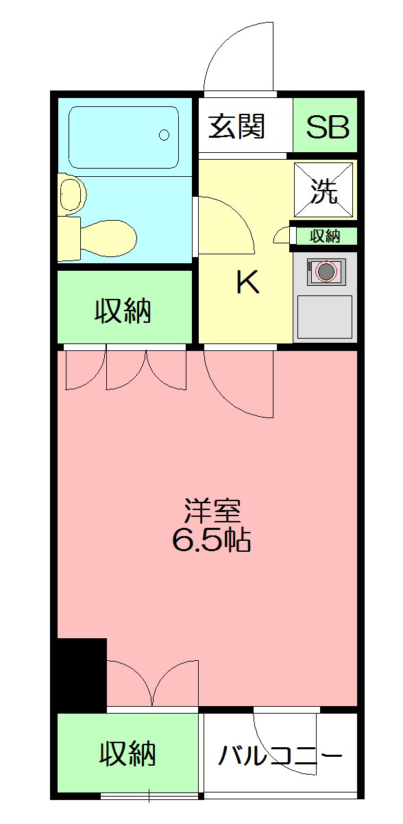 グリーンメゾン本厚木 203号室 間取り