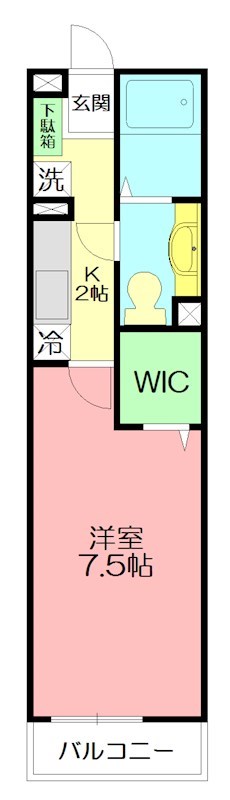 ダイワハウス 103号室 間取り