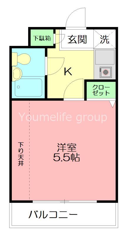 クリオ本郷台壱番館 103号室 間取り