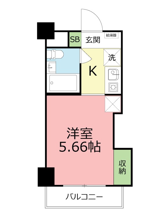 裕源ハイツ 106号室 間取り
