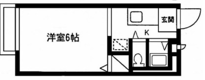 メゾンアリスト 102号室 間取り