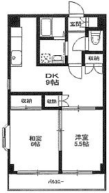 プラーズ榎木町 401号室 間取り