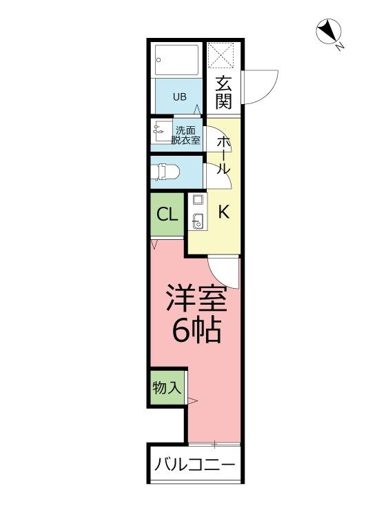クオリティア平塚 202号室 間取り
