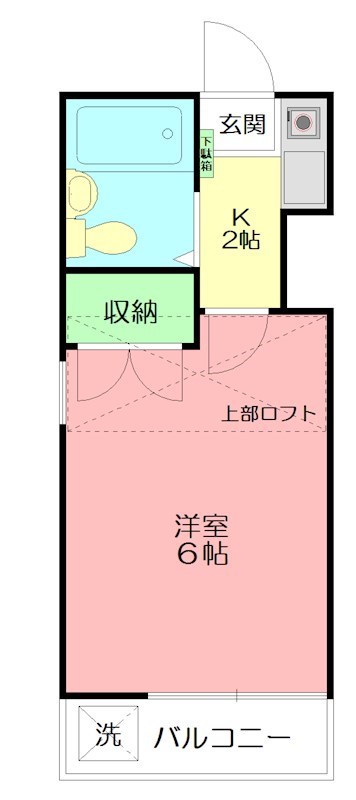 司ハウス辻堂 204号室 間取り