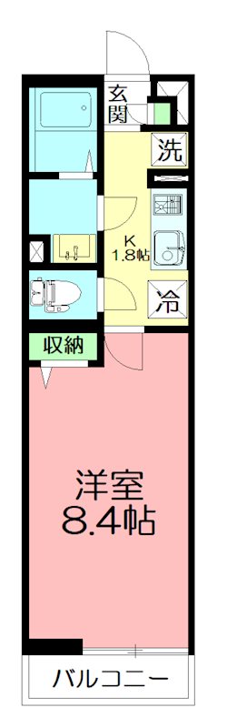 リブリ・美音 307号室 間取り