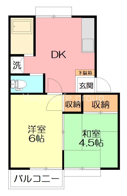 ぱでぃHOUSE（パディハウス） 102号室 間取り