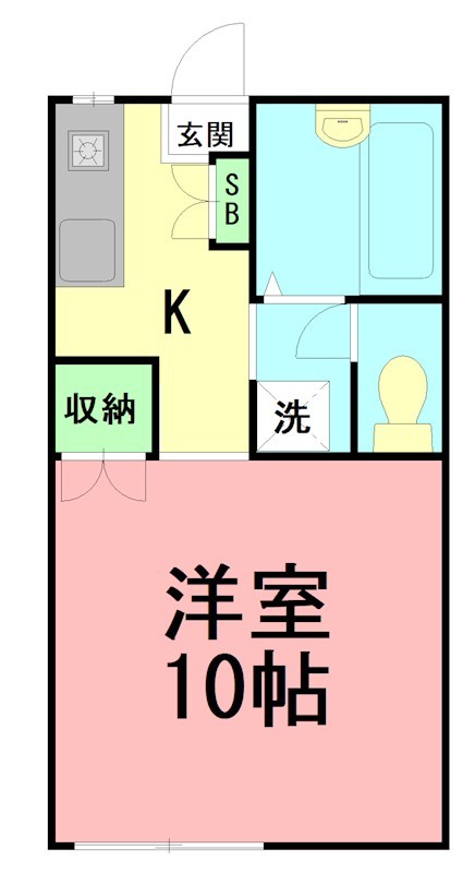 ミキハウス2  103号室 間取り