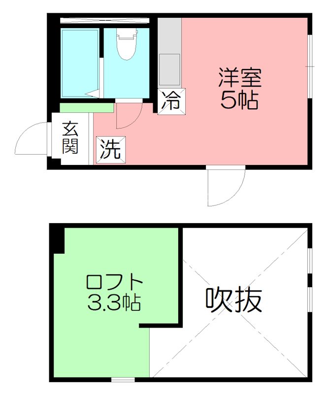 リオス長後 101号室 間取り