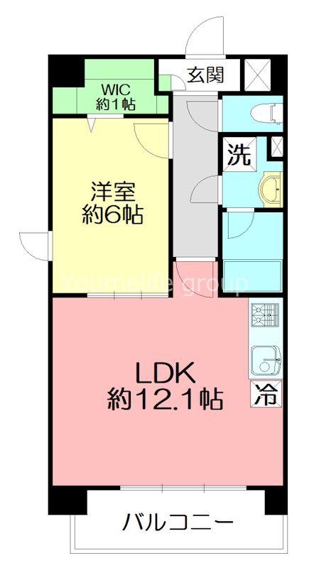ロス・シンコ・ソラール  203号室 間取り