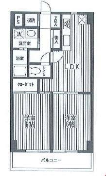 ウィンベルコーラス平塚第13 202号室 間取り