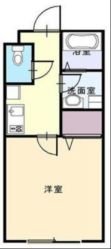 ドミール南足柄 111号室 間取り