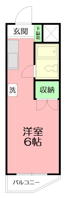 サンハイツ妻田 302号室 間取り