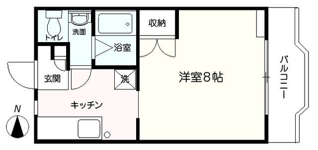 スタディマンション 106号室 間取り