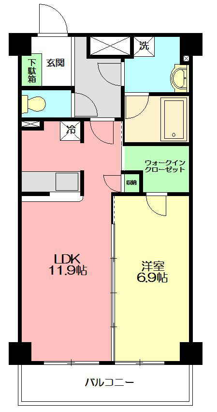 サンハイム戸塚 308号室 間取り