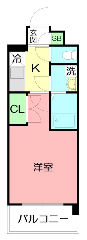 フェリックス本厚木 202号室 間取り