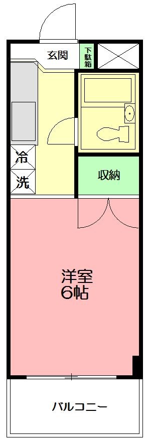 メゾン御園 205号室 間取り