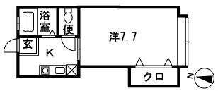 ウラノス鵠沼 204号室 間取り