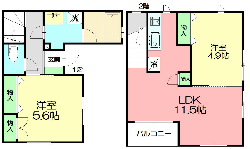 ペア　アビタシオン辻堂 間取り
