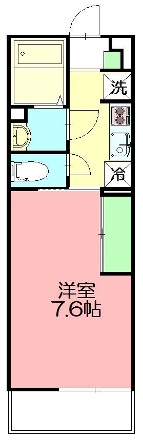 リブリ・LUCIA湘南 105号室 間取り