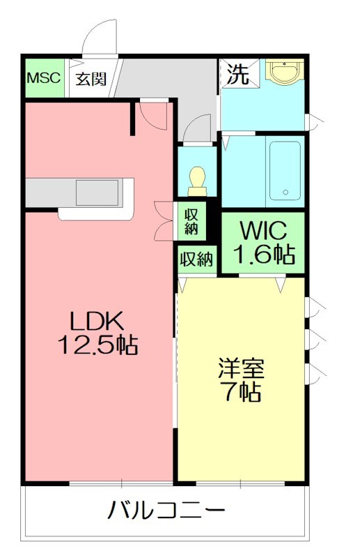 ヴィラ由比ガ浜 101号室 間取り