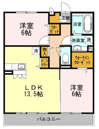リーフガーデンⅡ 102号室 間取り