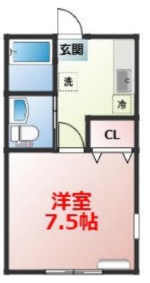 c・スタイリオ小田原 102号室 間取り