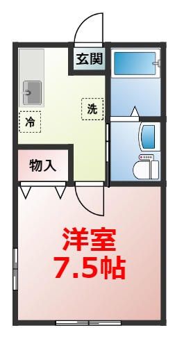 c・スタイリオ小田原 202号室 間取り