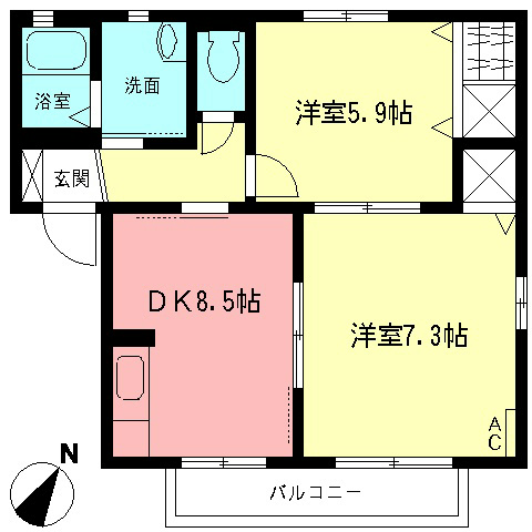 サニーフラット 間取り