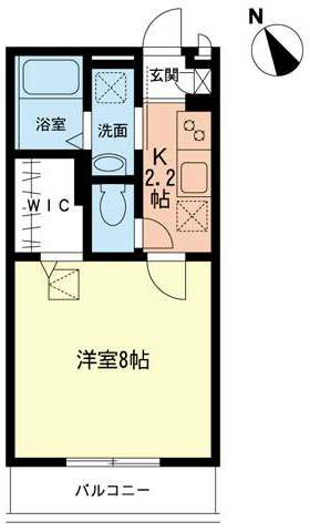 サンライズ岩本  103号室 間取り