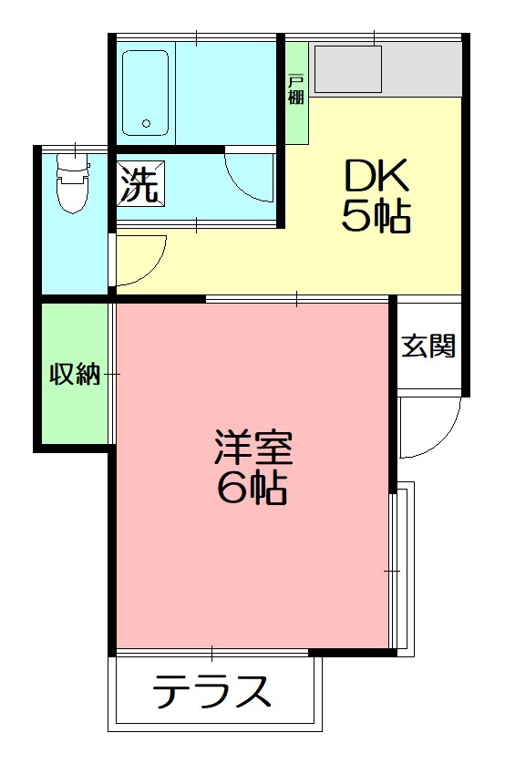 ホワイトハウス戸塚 101号室 間取り