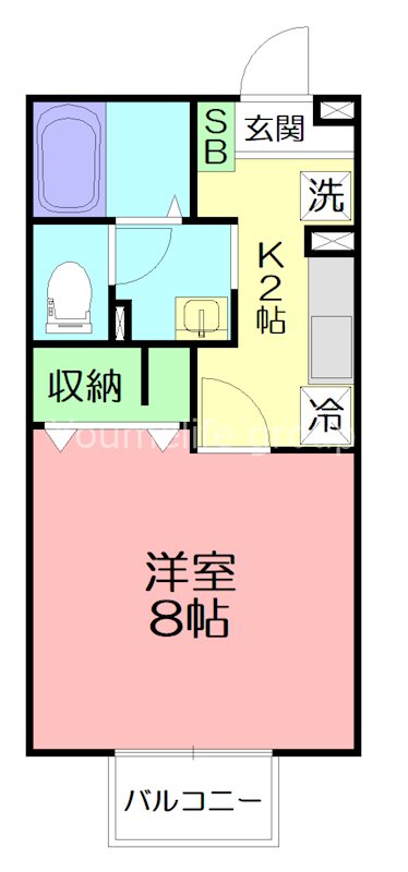 アネックスⅡ 203号室 間取り