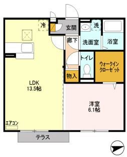アルテッツェ 203号室 間取り