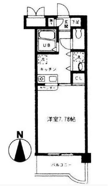 ジュネス 305号室 間取り